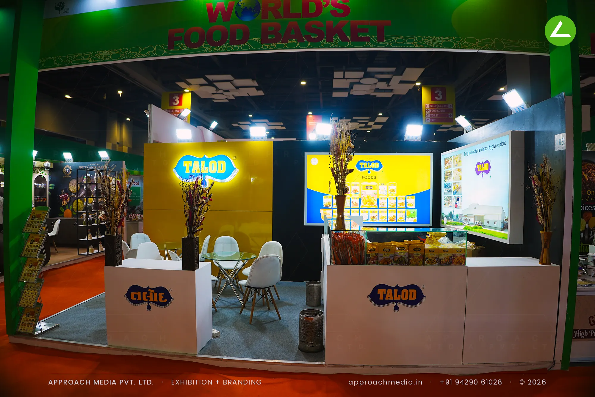 TALOD at Aahar 2023 — 18 sqm Exhibition Stall Design in New Delhi — photo 3
