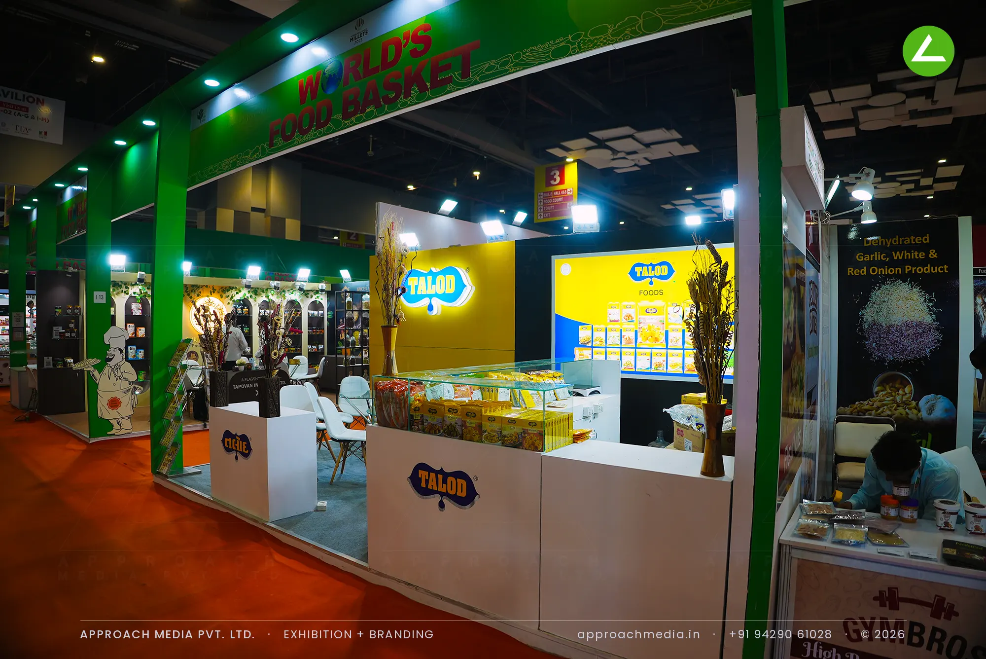 TALOD at Aahar 2023 — 18 sqm Exhibition Stall Design in New Delhi — photo 2