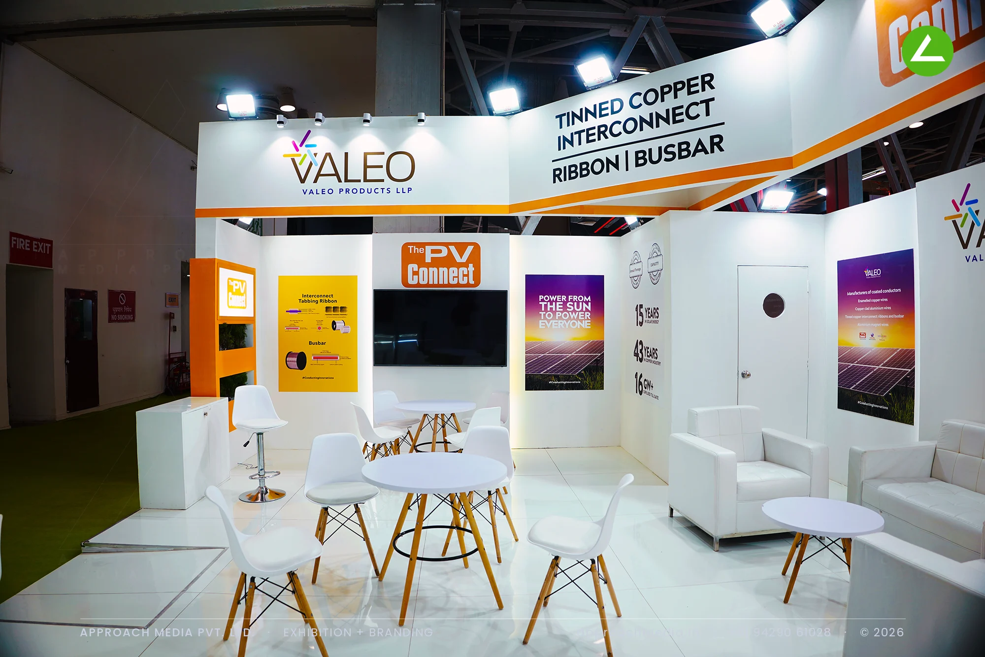 Valeo Products: a 36 sqm exhibition stall design at Renewable Solar Energy Expo, Greater Noida — photo 4