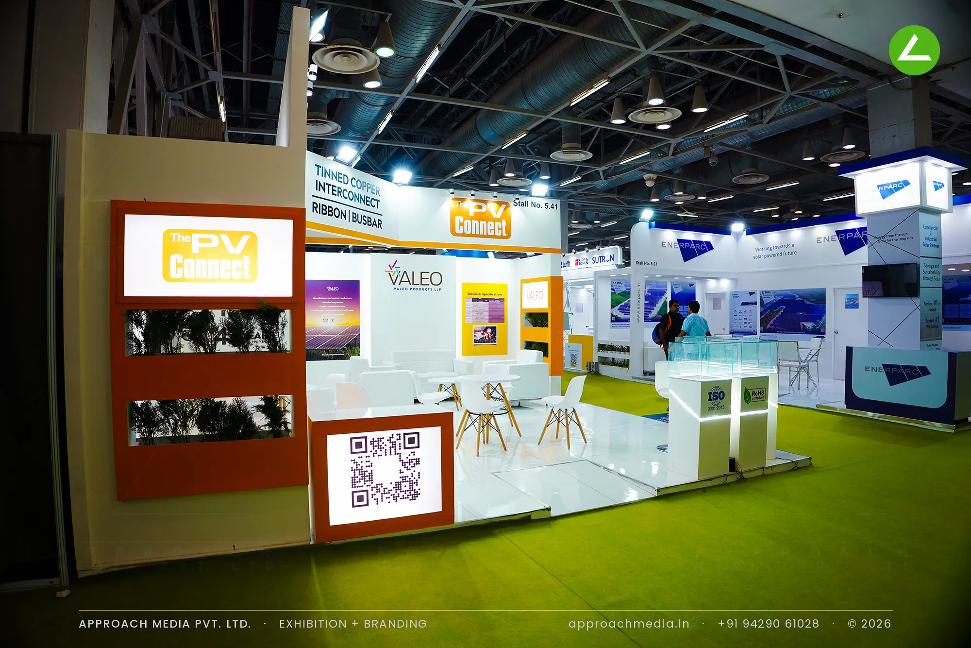Valeo Products: a 36 sqm exhibition stall design at Renewable Solar Energy Expo, Greater Noida — photo 2