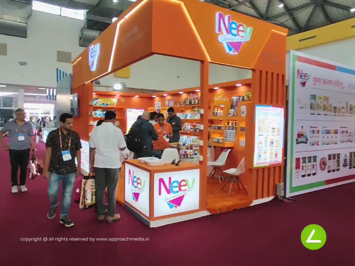 Automation & Controls Exhibition Stall Design at Automation Expo Ahmedabad — 36 sqm 2 side open trade show booth for RB Automation at Automation Expo 2024, 2024