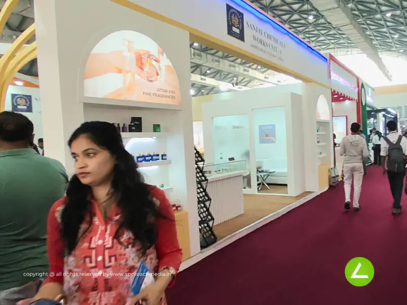 Agarbatti & Fragrance Exhibition Stall Design at Agarbatti Expo Hyderabad — Sanjay Chemicals Works 2024 — photo 2