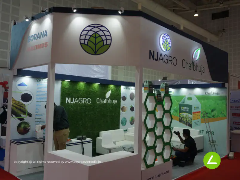 Food & Dairy Exhibition Stall Design at BNI Symposium Gandhinagar — Borana Maximus 2024 — photo 2