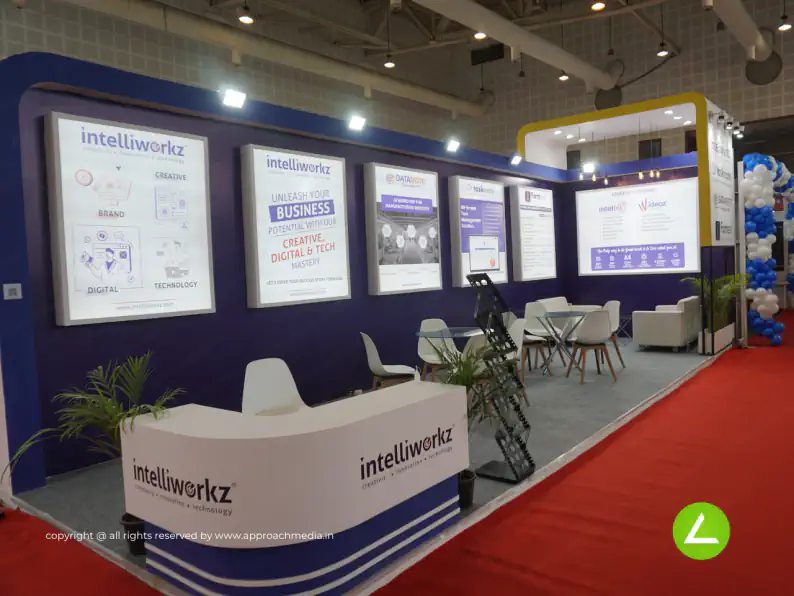 IT Solutions Exhibition Stall Design at BNI Symposium Gandhinagar — Intelliworkz 2024 — photo 2