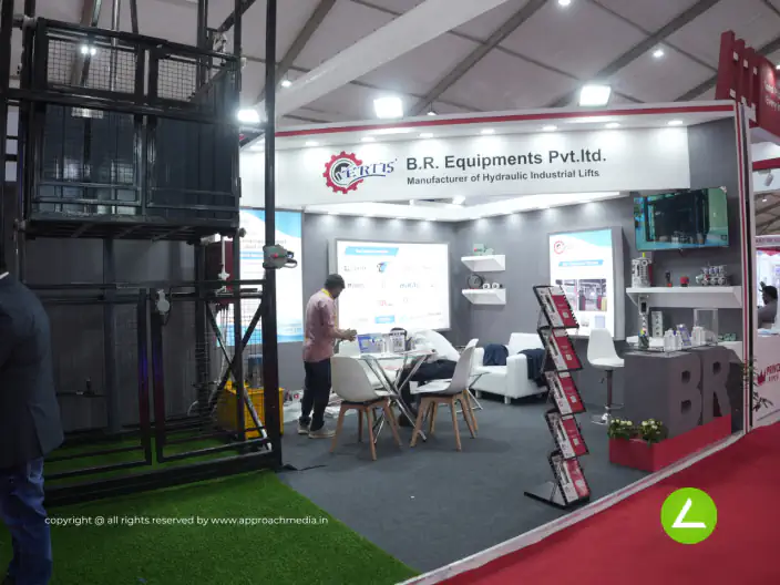 Industrial Equipment Exhibition Stall Design at Dahej Expo 2024 — B.R. Equipment 2024 — photo 2