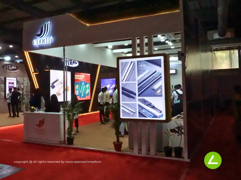 Hardware Fittings Exhibition Stall Design at HBLF Gandhinagar — Crom 2024 — photo 4