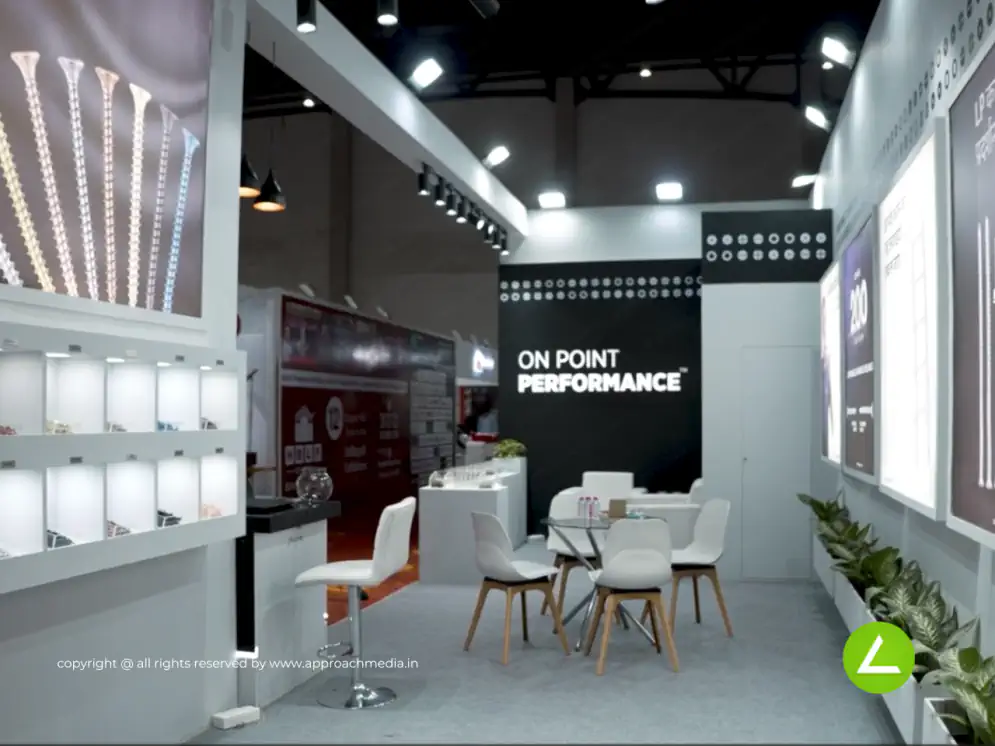 Screws & Fasteners Exhibition Stall Design at HBLF Jaipur — LP Screw 2024 — photo 2