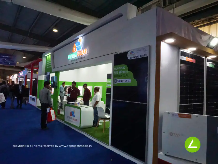 Solar Module Exhibition Stall Design at Intersolar Mumbai — Citizen Solar 2024 — photo 2