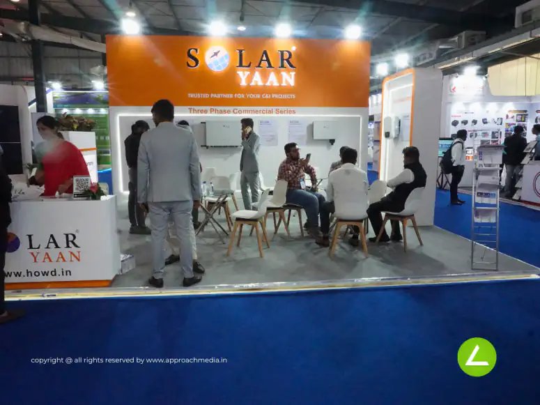 Solar Panel Exhibition Stall Design at Intersolar Ahmedabad — Solar Yaan 2024 — photo 2