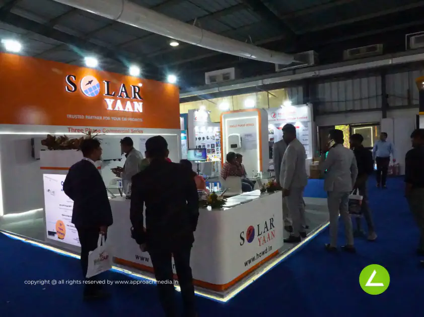 Solar Panel Exhibition Stall Design at Intersolar Ahmedabad — Solar Yaan 2024 — photo 4