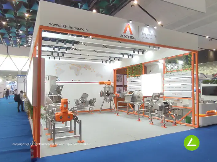 Food Machinery Exhibition Stall Design at InterFood Expo Dwarka Delhi 2024 — Axtel 2024 — photo 2