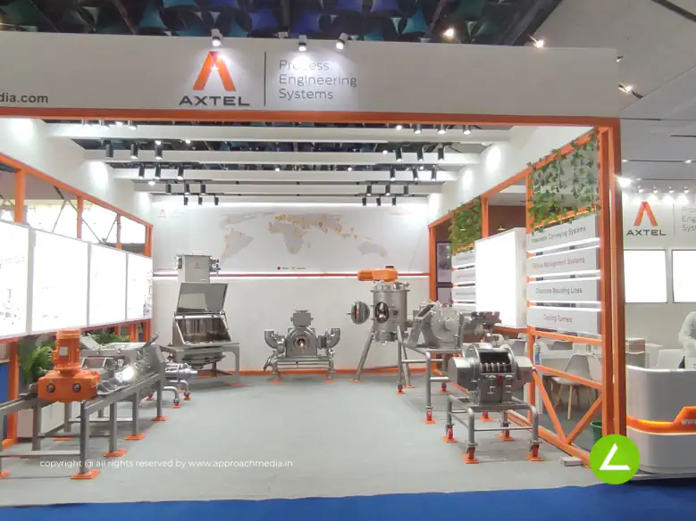 Food Machinery Exhibition Stall Design at InterFood Expo Dwarka Delhi 2024 — Axtel 2024 — photo 4