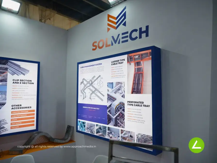 Solar Mounting Exhibition Stall Design at Intersolar Mumbai — Solmech 2024 — photo 3