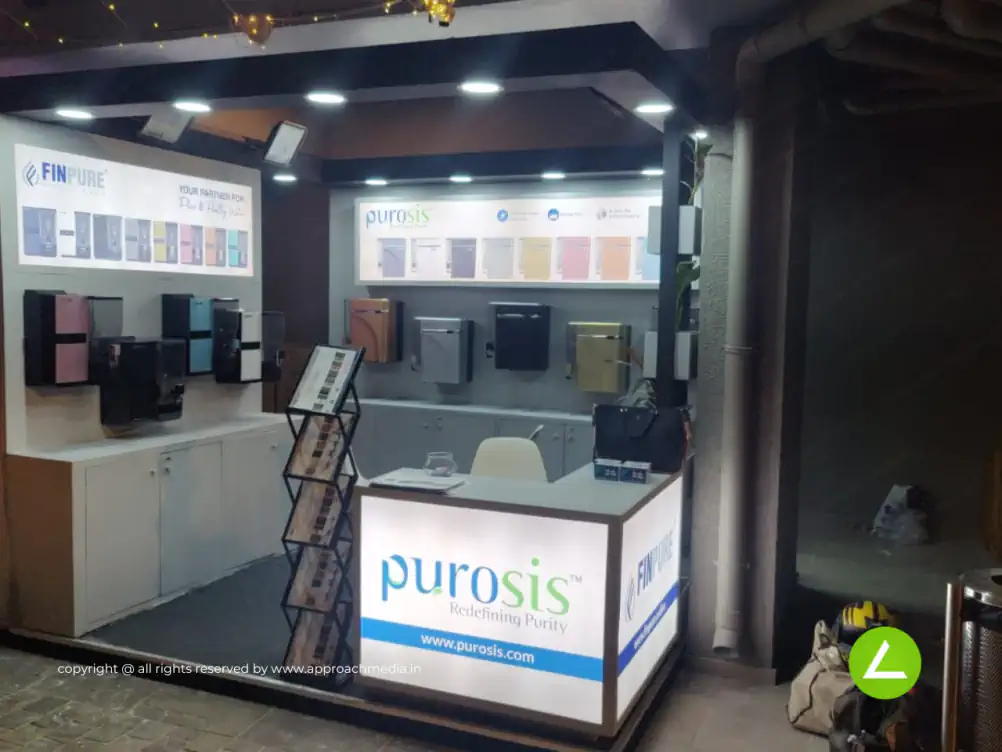 Water Purifier Exhibition Stall Design at Navratri Expo Ahmedabad — Purosis 2024 — photo 2
