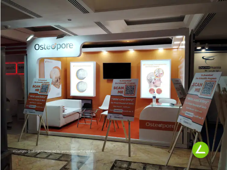 Medical Implants Exhibition Stall Design at NESICON Ahmedabad — Osteopore Alstro 2024 — photo 4