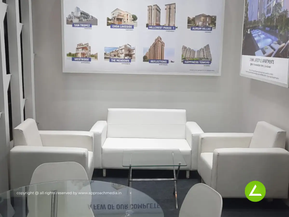 Real Estate Exhibition Stall Design at Pacifica Property Show Ahmedabad — Pacifica 2024 — photo 3
