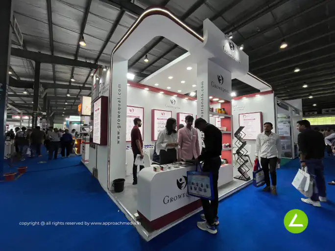 Pharma Formulation Exhibition Stall Design at Pharmatech 2024 Gandhinagar — Growequal 2024 — photo 2