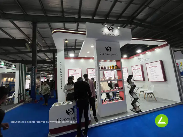 Pharma Formulation Exhibition Stall Design at Pharmatech 2024 Gandhinagar — Growequal 2024 — photo 3