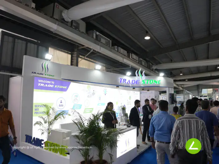 Business Services Exhibition Stall Design at Pharmatech 2024 Gandhinagar — Trade Stone 2024 — photo 2