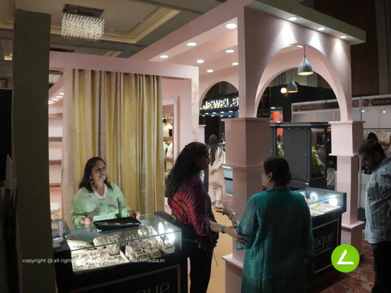 Wedding & Jewellery Exhibition Stall Design at The Shaadi Festival 2024 Ahmedabad — The Baroque 2024 — photo 2