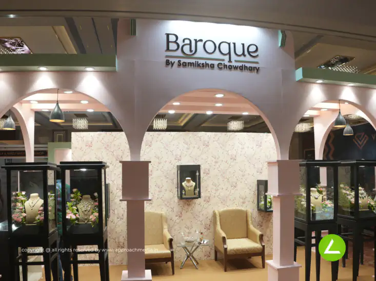 Wedding & Jewellery Exhibition Stall Design at The Shaadi Festival 2024 Ahmedabad — The Baroque 2024 — photo 3