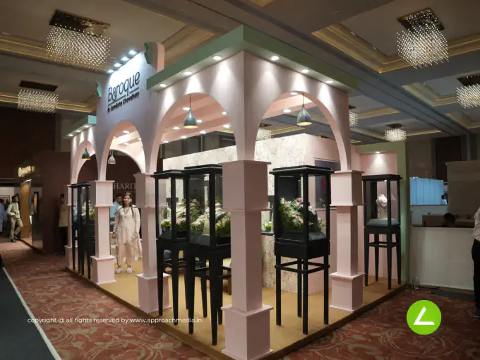 Wedding & Jewellery Exhibition Stall Design at The Shaadi Festival 2024 Ahmedabad — The Baroque 2024 — photo 4