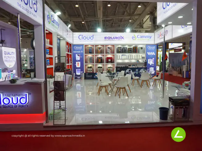 Water Purification Exhibition Stall Design at WAPTAG Expo 2024 Gandhinagar — Cloud 2024 — photo 2
