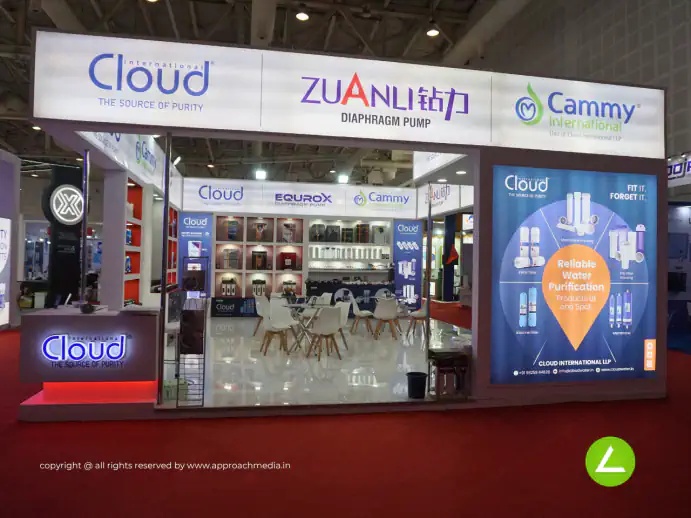 Water Purification Exhibition Stall Design at WAPTAG Expo 2024 Gandhinagar — Cloud 2024 — photo 3