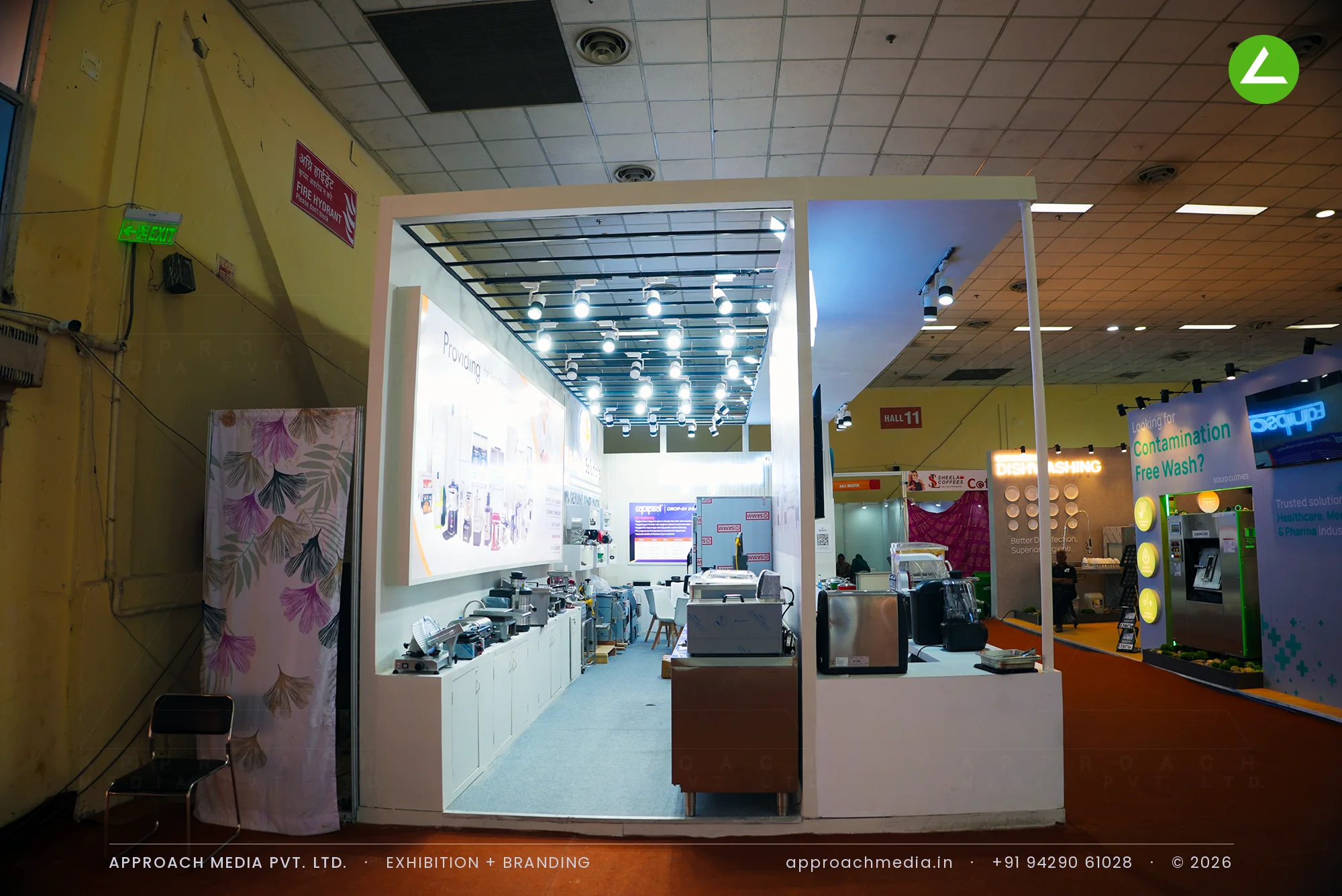 Sterling Solution's working kitchen: exhibition stall design at Aahar, New Delhi — photo 3