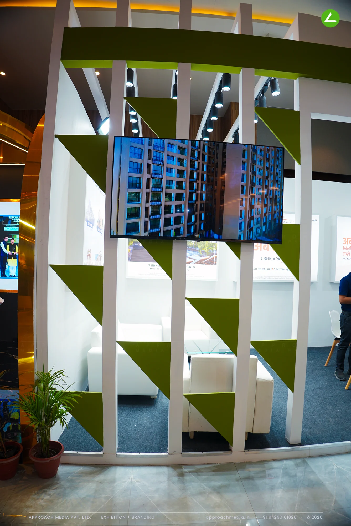 Pacifica Companies: exhibition stall design at Ahmedabad Mirror Property Expo, Ahmedabad — photo 2