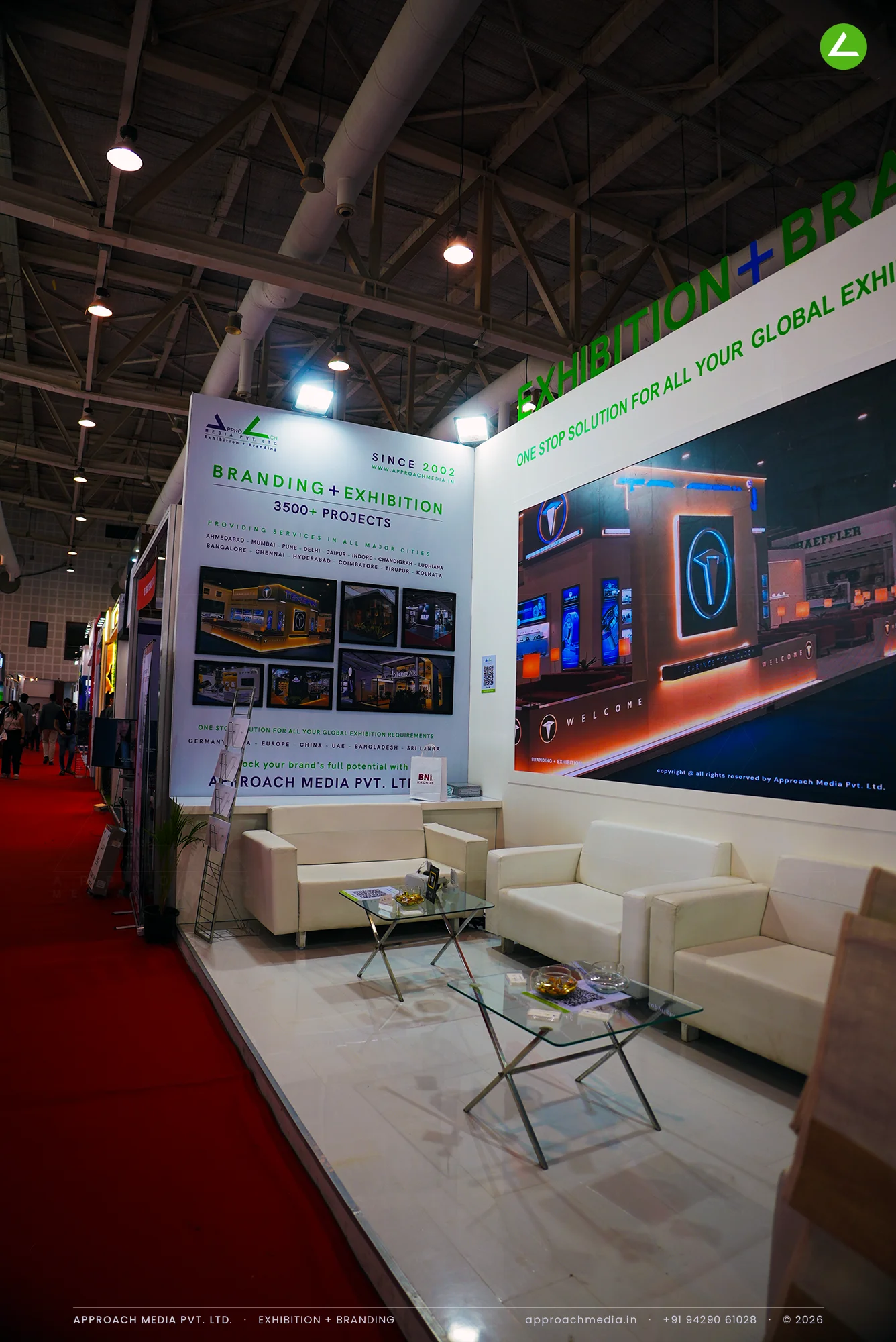 Approach Media's own exhibition stall design at BNI Symposium, Gandhinagar — photo 3