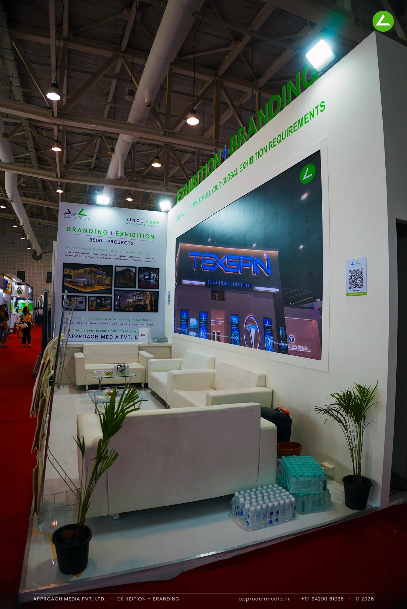 Approach Media's own exhibition stall design at BNI Symposium, Gandhinagar — photo 4