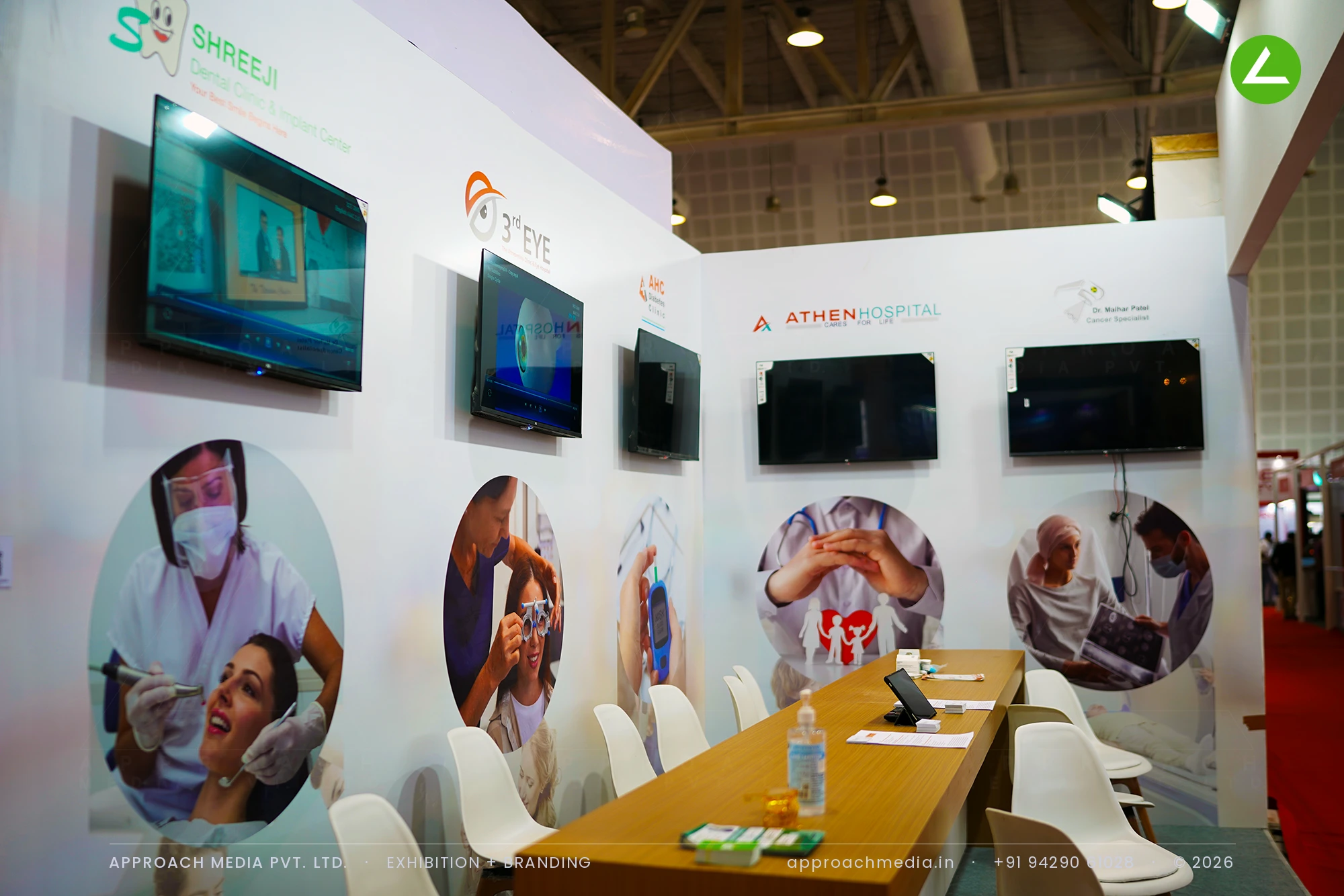 BNI Kronos Doctors: Multi-Clinic Exhibition Stall Design at BNI Symposium, Gandhinagar — photo 3