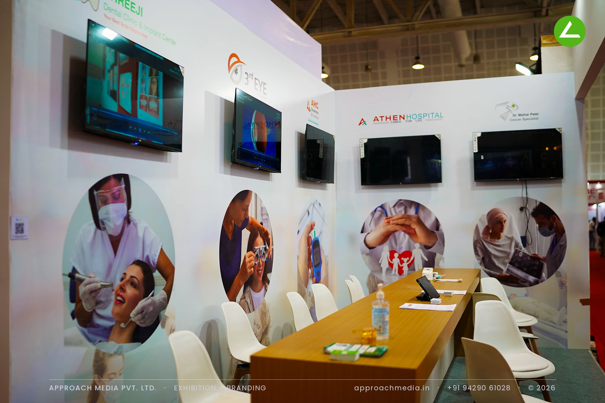 BNI Kronos Doctors: Multi-Clinic Exhibition Stall Design at BNI Symposium, Gandhinagar — photo 4