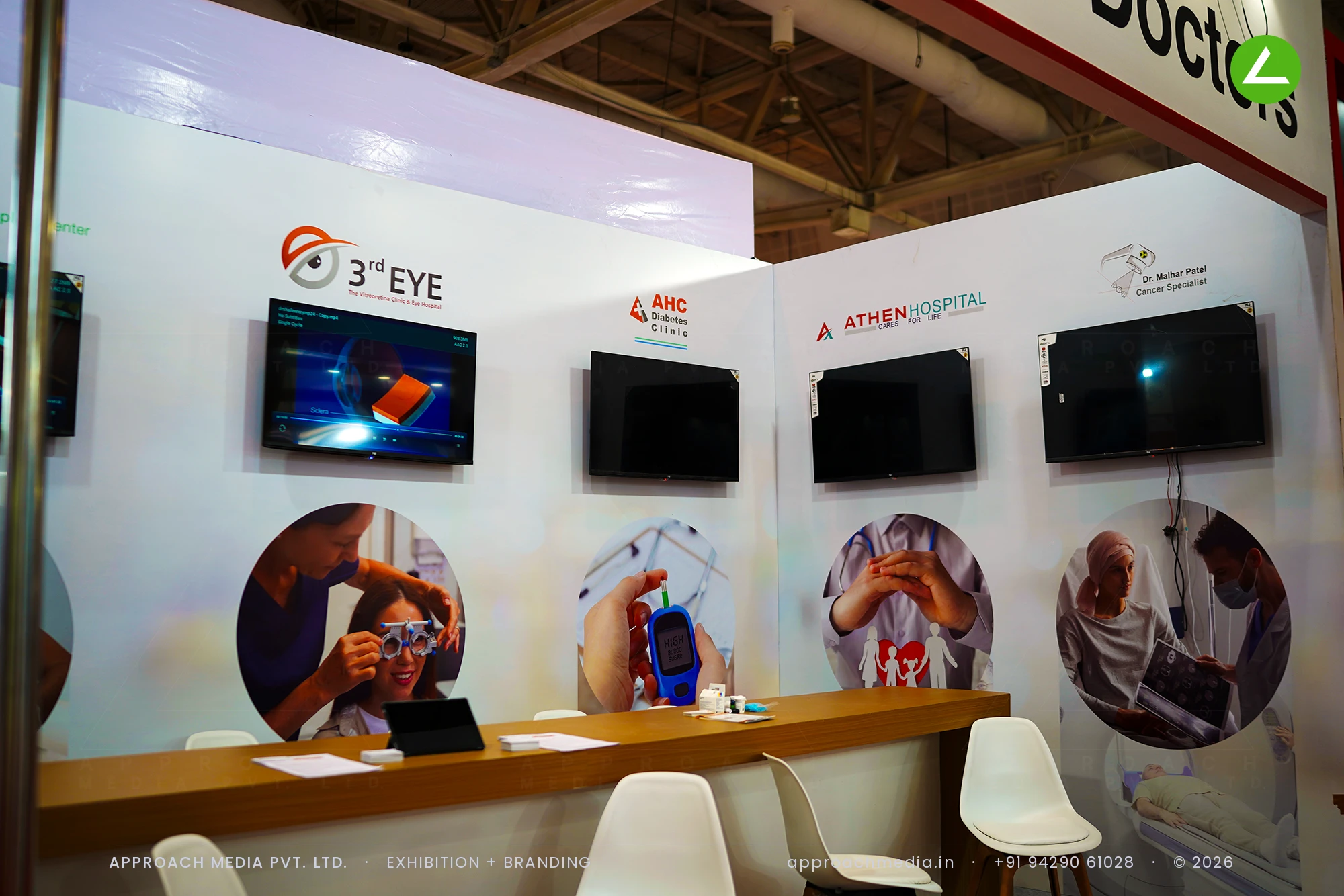 BNI Kronos Doctors: Multi-Clinic Exhibition Stall Design at BNI Symposium, Gandhinagar — photo 2