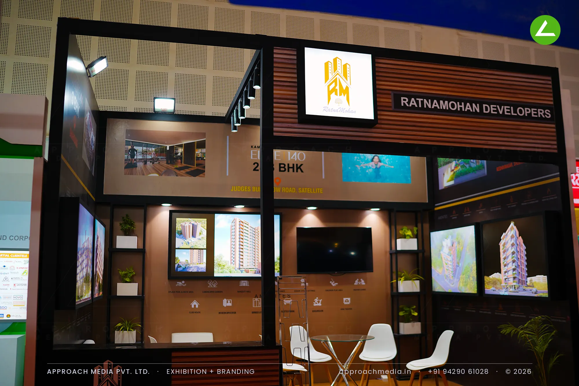 Ratnamohan Developers Exhibition Stall Design at BNI Symposium Gandhinagar, 2024 — photo 3