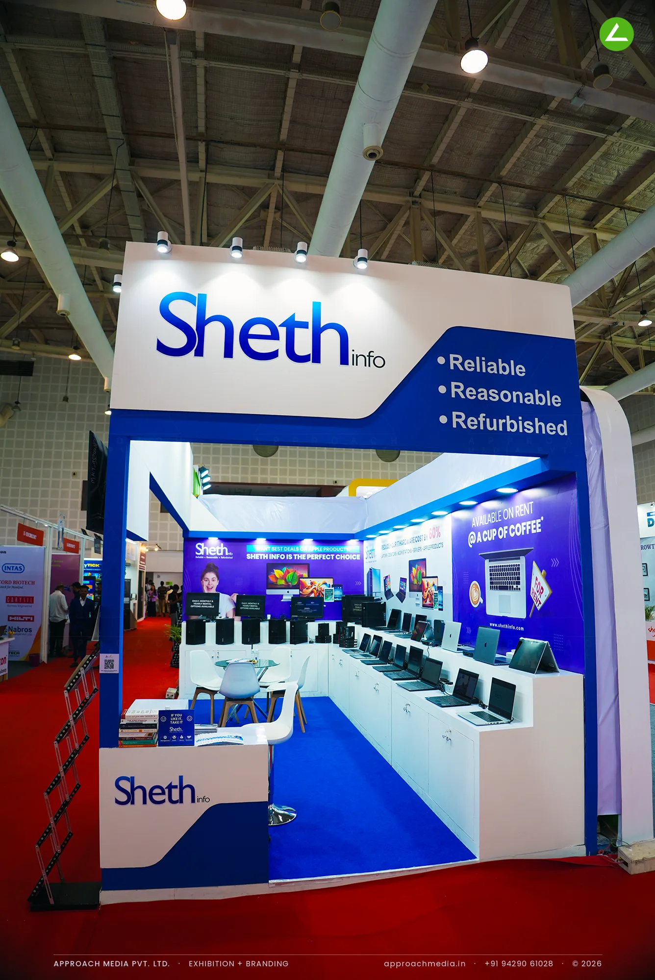 Sheth Info Refurbished IT Exhibition Stall Design at BNI Symposium Gandhinagar — photo 3