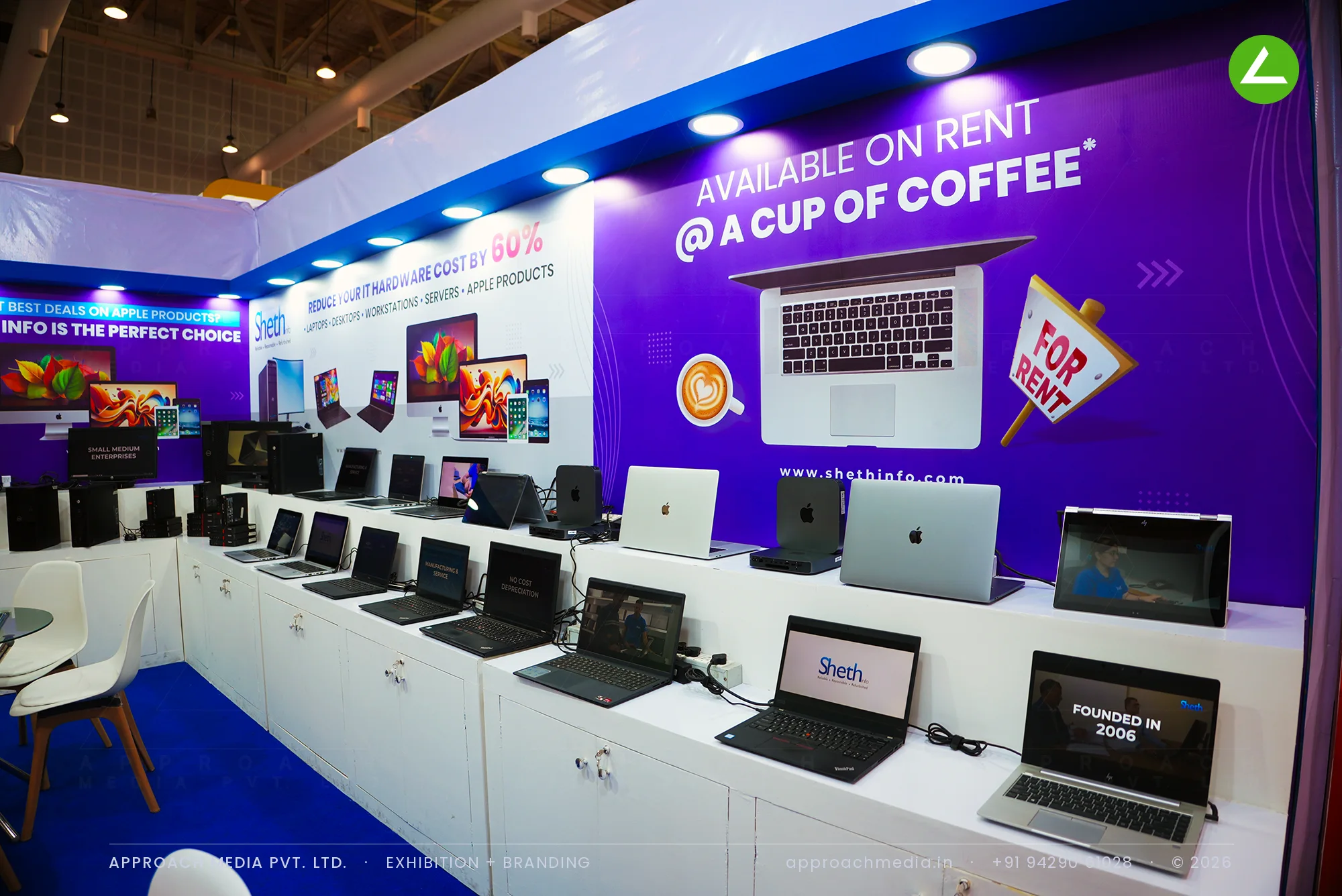 Sheth Info Refurbished IT Exhibition Stall Design at BNI Symposium Gandhinagar — photo 4
