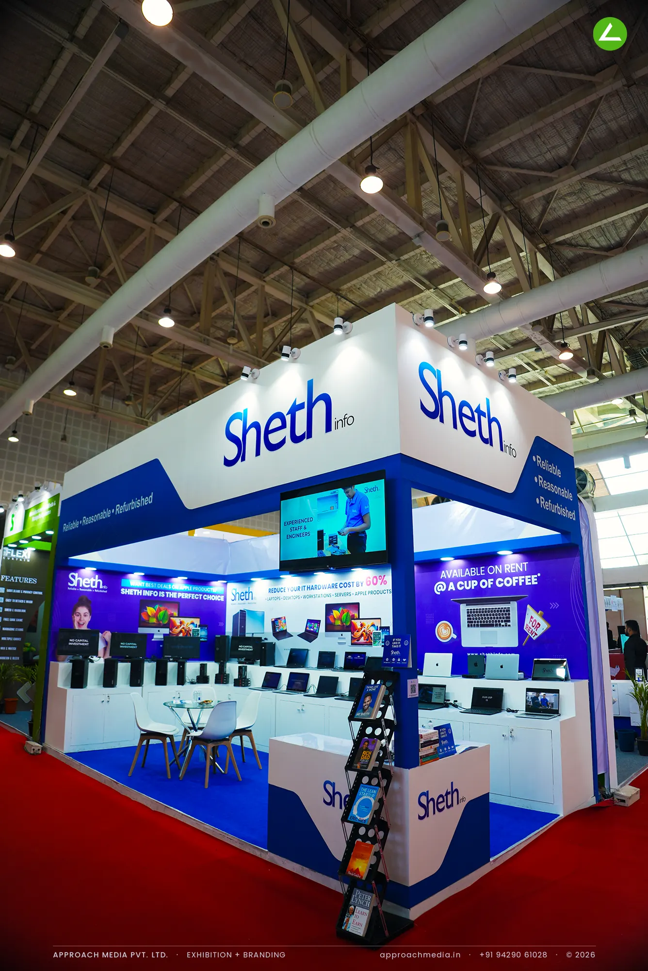 Sheth Info Refurbished IT Exhibition Stall Design at BNI Symposium Gandhinagar — photo 2