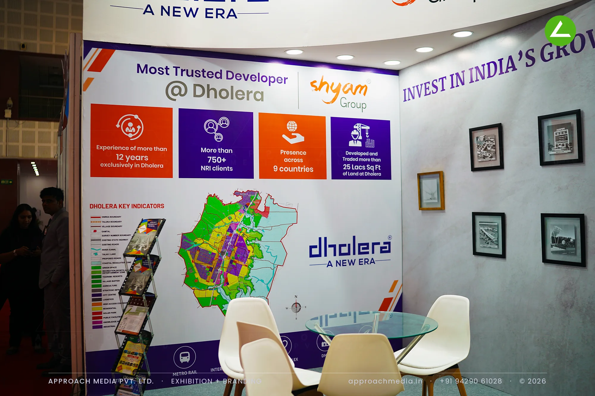 Shyam Group Dholera Exhibition Stall Design at BNI Symposium, Gandhinagar — photo 3