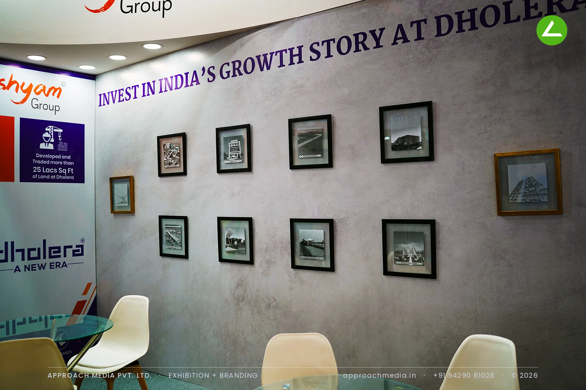 Shyam Group Dholera Exhibition Stall Design at BNI Symposium, Gandhinagar — photo 2