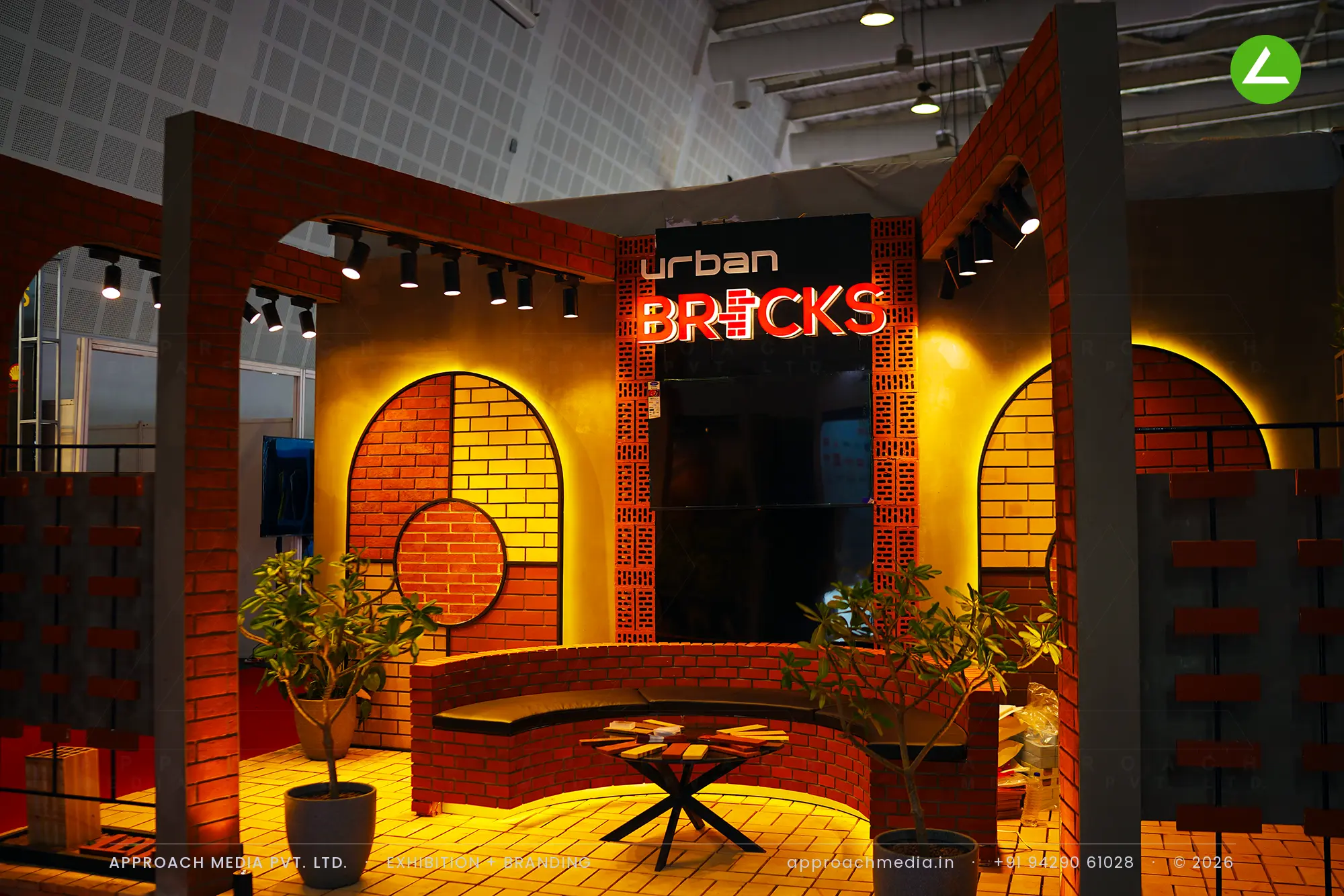 Urban Bricks: Brick-Built Exhibition Stall Design at BNI Symposium Gandhinagar — photo 3