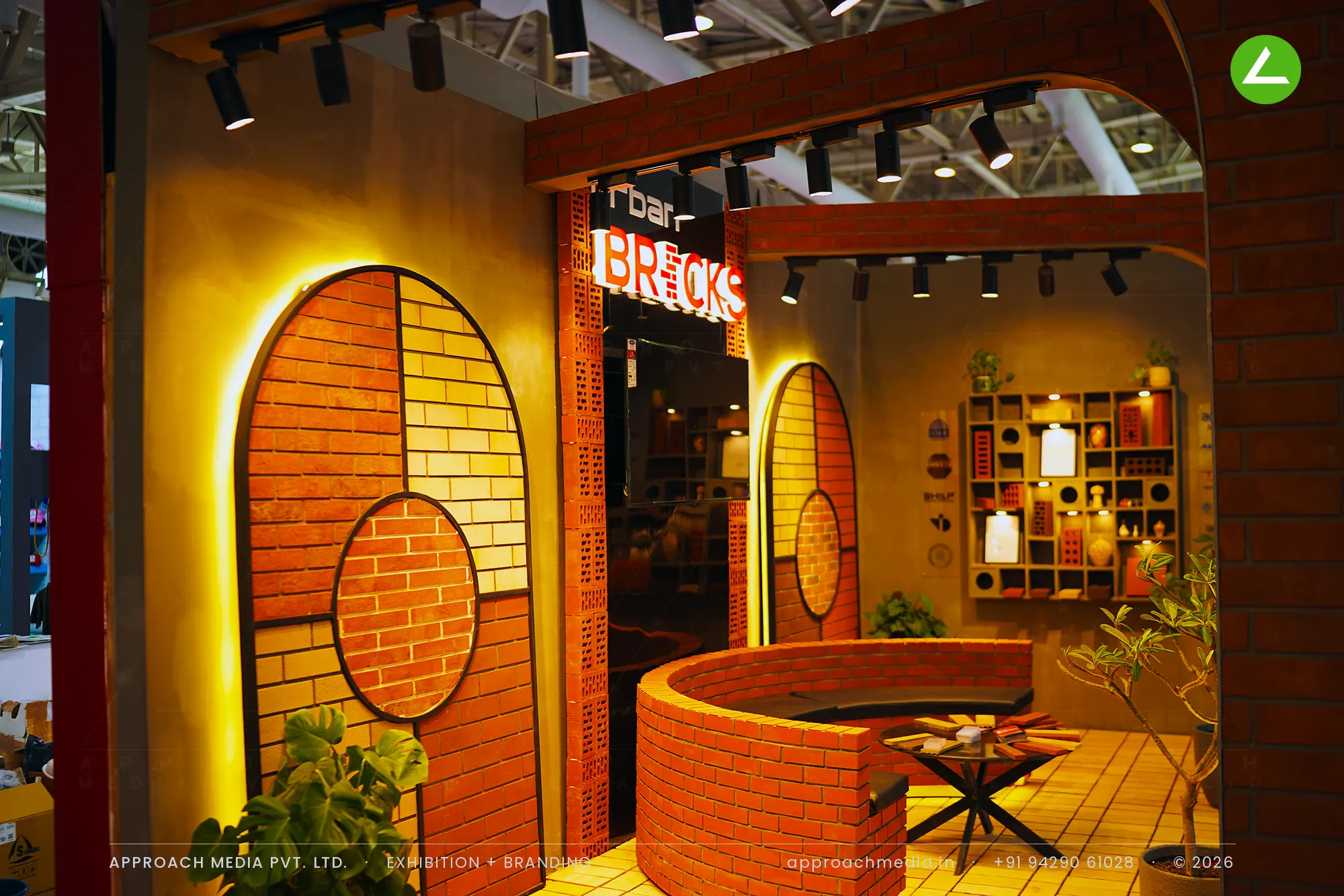 Urban Bricks: Brick-Built Exhibition Stall Design at BNI Symposium Gandhinagar — photo 4