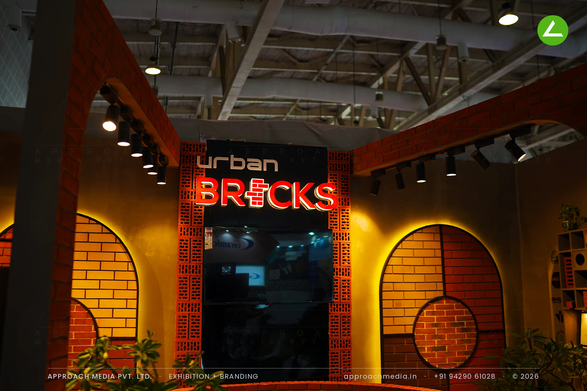 Urban Bricks: Brick-Built Exhibition Stall Design at BNI Symposium Gandhinagar — photo 2