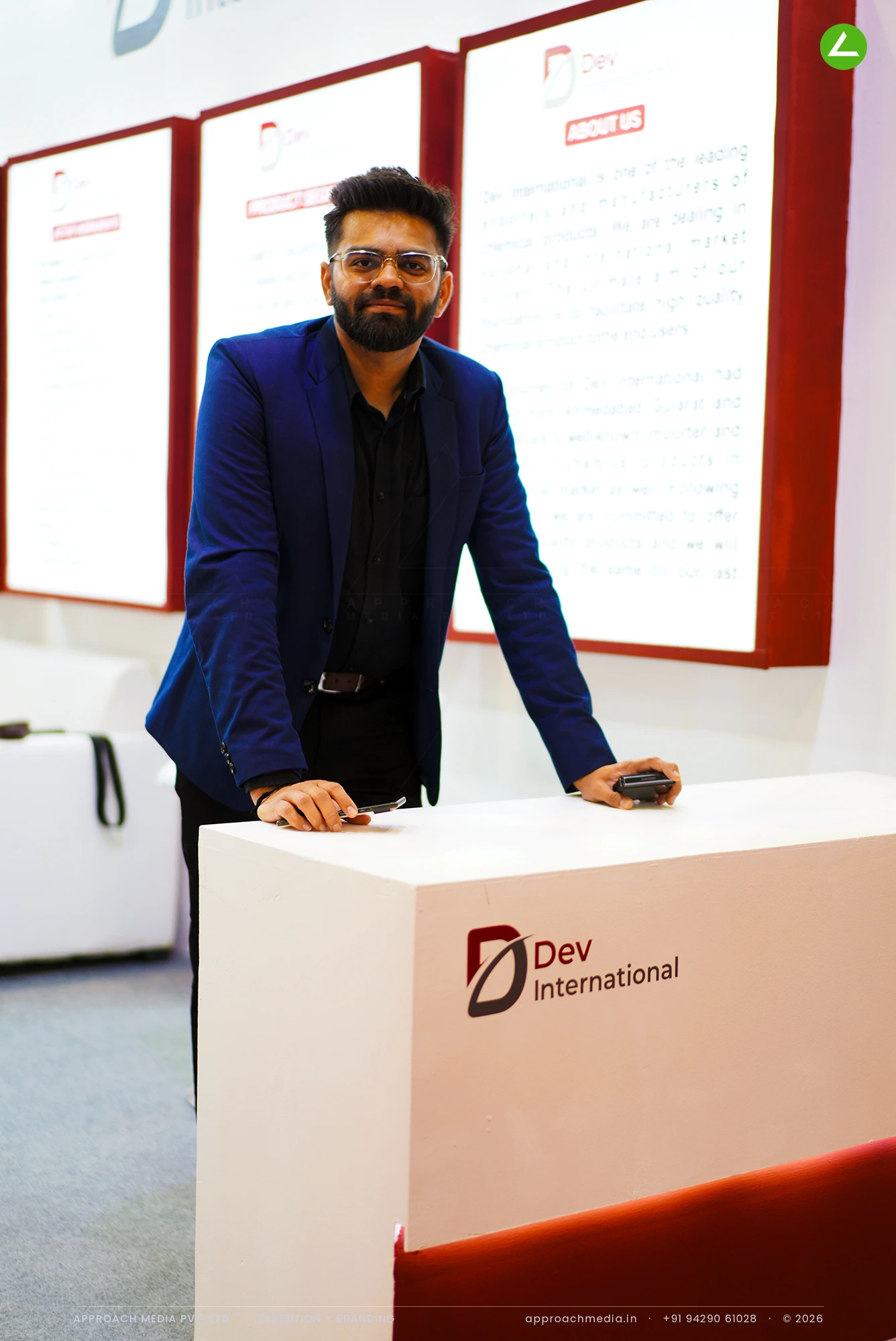 Dev International at CosmoHome 2024: Shelf-Led Exhibition Stall Design in New Delhi — photo 2