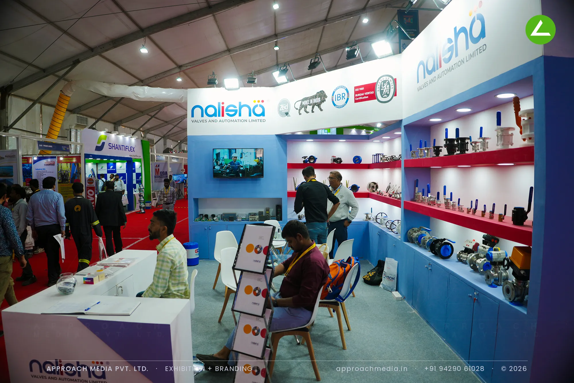 Nalisha Valves and Automation — Exhibition Stall Design at Dahej Industrial Expo Dahej — photo 3