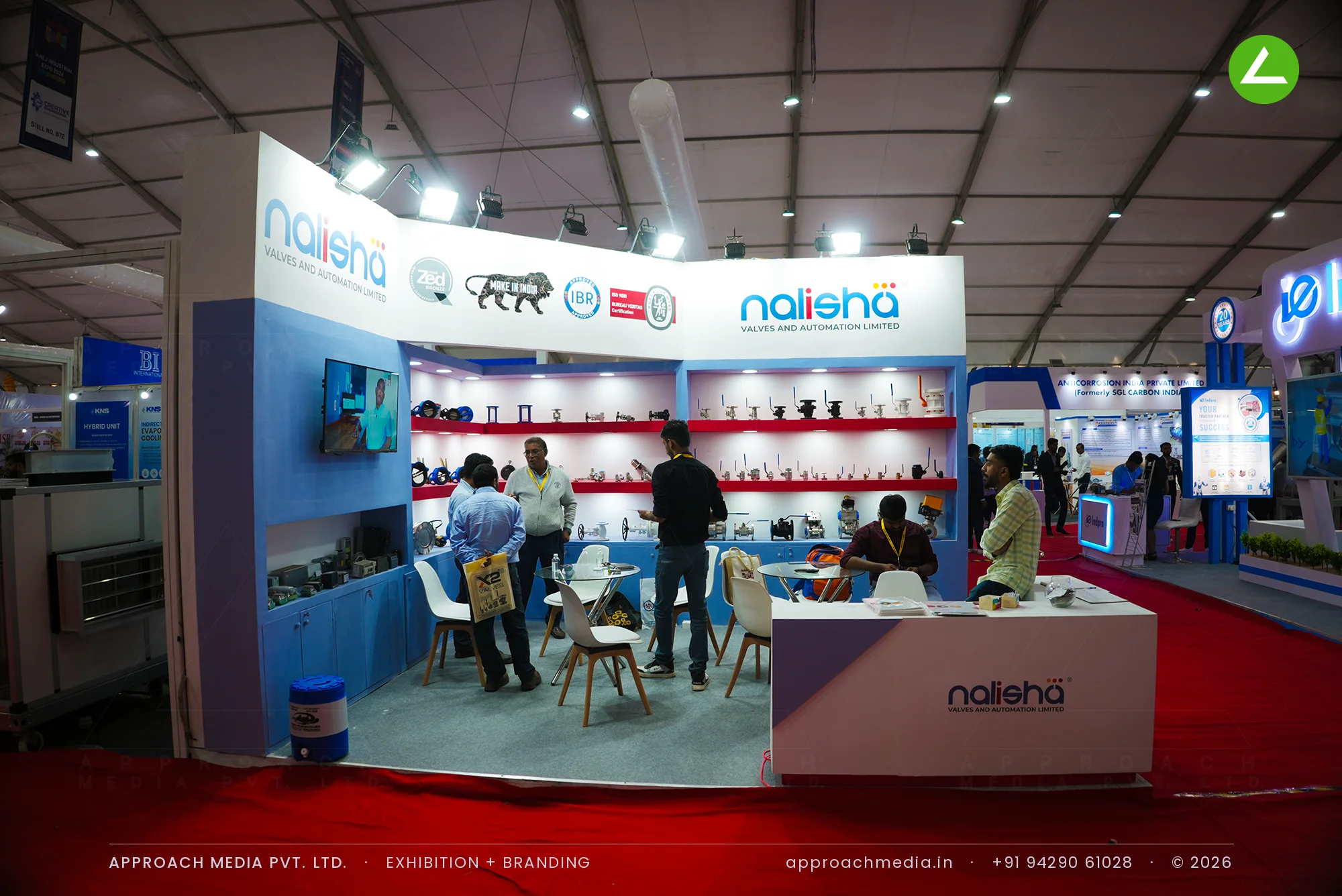 Nalisha Valves and Automation — Exhibition Stall Design at Dahej Industrial Expo Dahej — photo 2