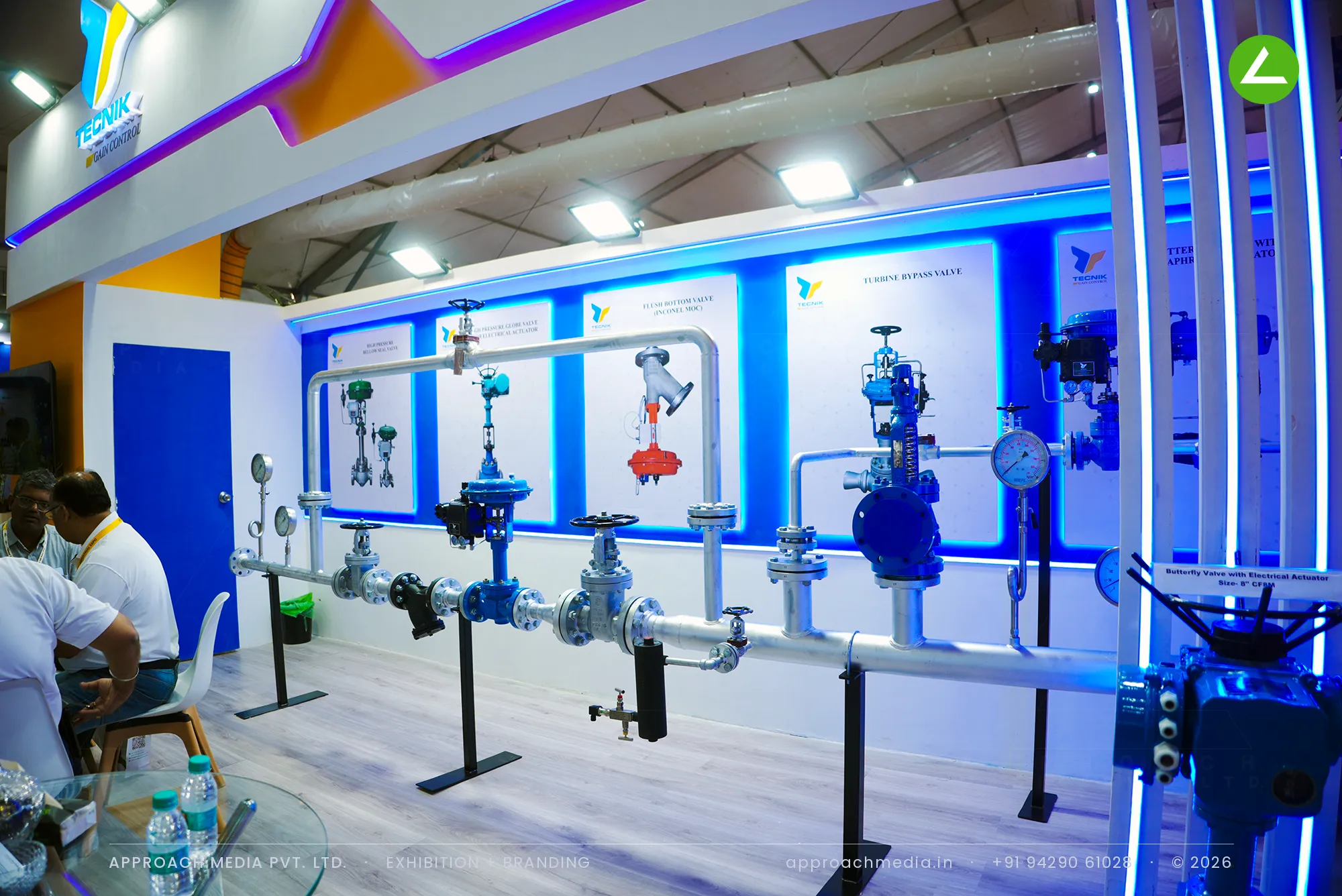 Tecnik Gain Control: Valve-Led Exhibition Stall Design at Dahej Industrial Expo, Dahej — photo 4