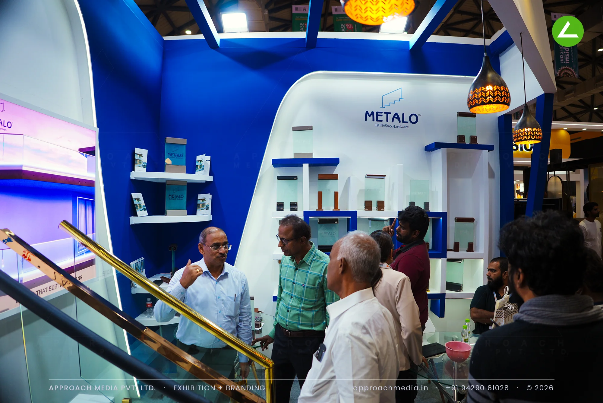 Metalo Railings & Hardware: Exhibition Stall Design at IIID Showcase Hyderabad — photo 3