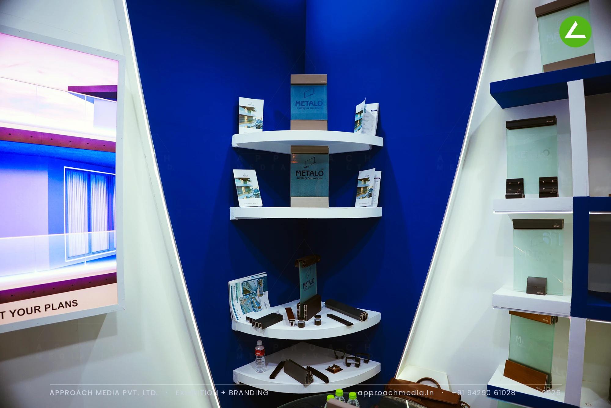 Metalo Railings & Hardware: Exhibition Stall Design at IIID Showcase Hyderabad — photo 4